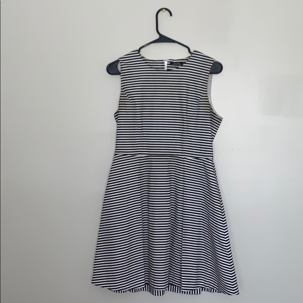 Kate Spade A/Line Striped Dress